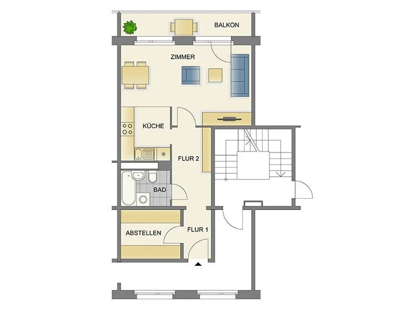 1 Zimmer Wohnung mit 47 m² in Halle (Saale) – Bild 4