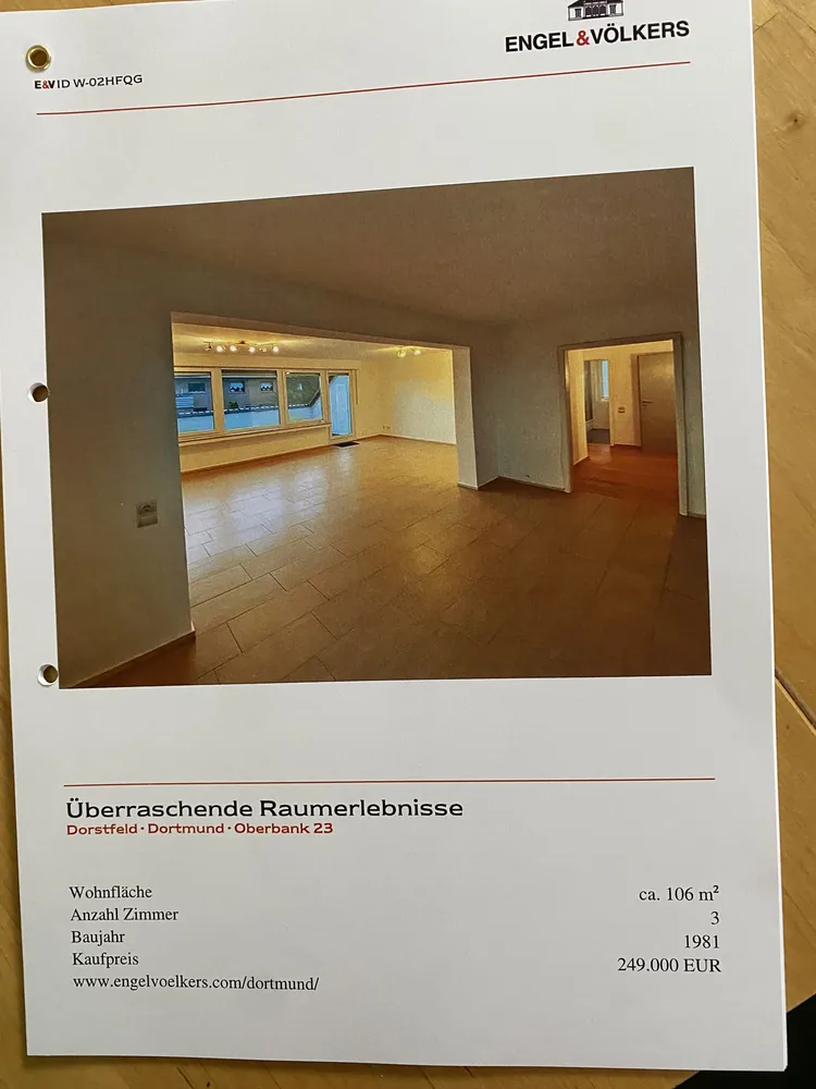 3 Zimmer Wohnung mit 100 m² in Dortmund – Bild 1