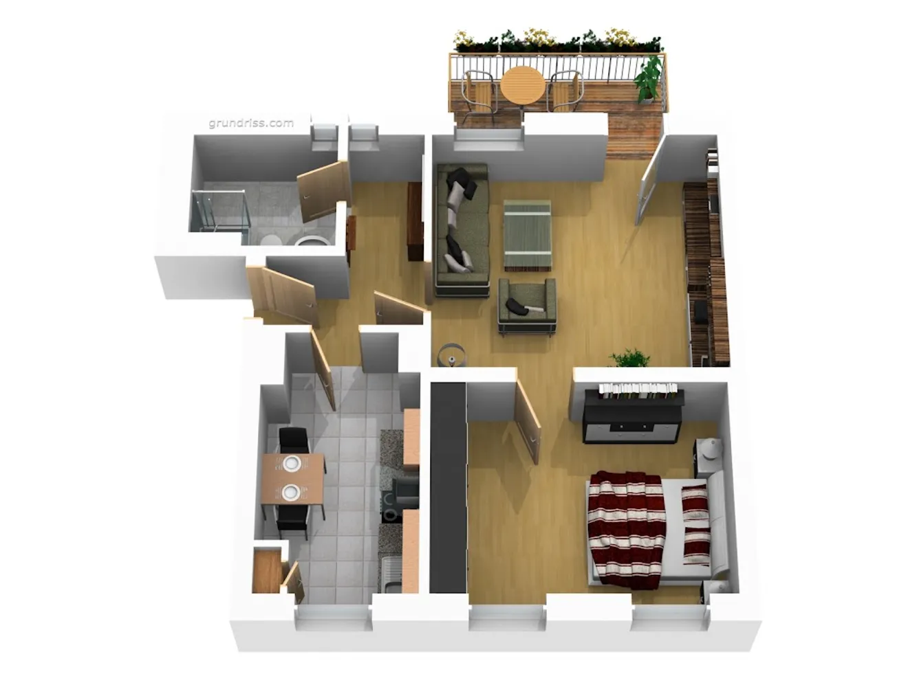 2 room apartment with 53 m² in Wismar – Photo 1