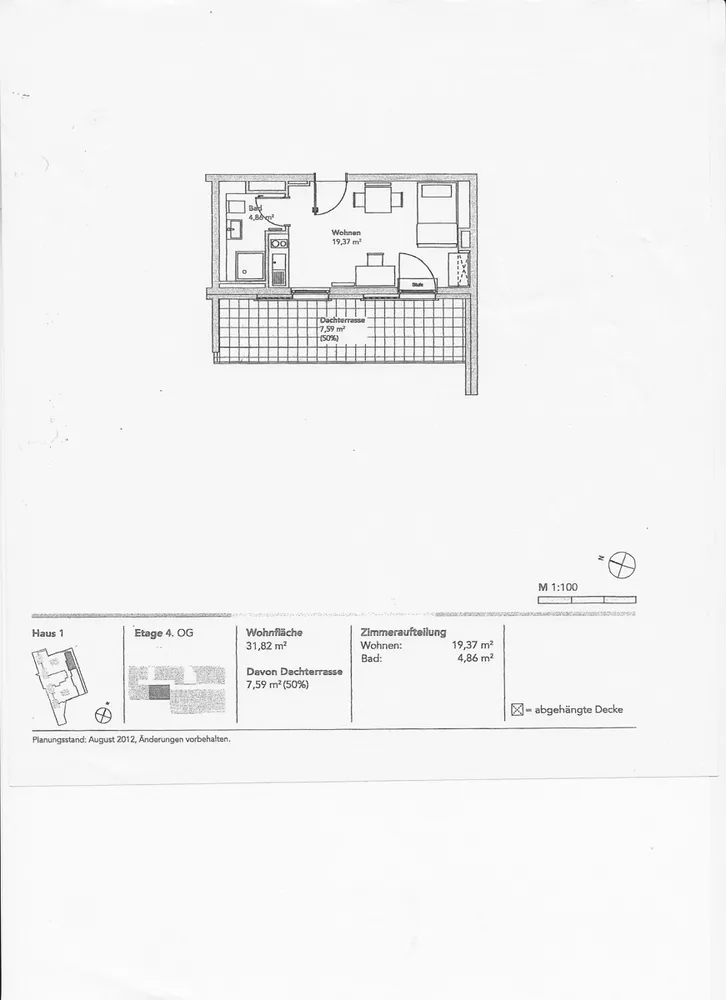 1 Zimmer Wohnung mit 32 m² in München – Bild 10