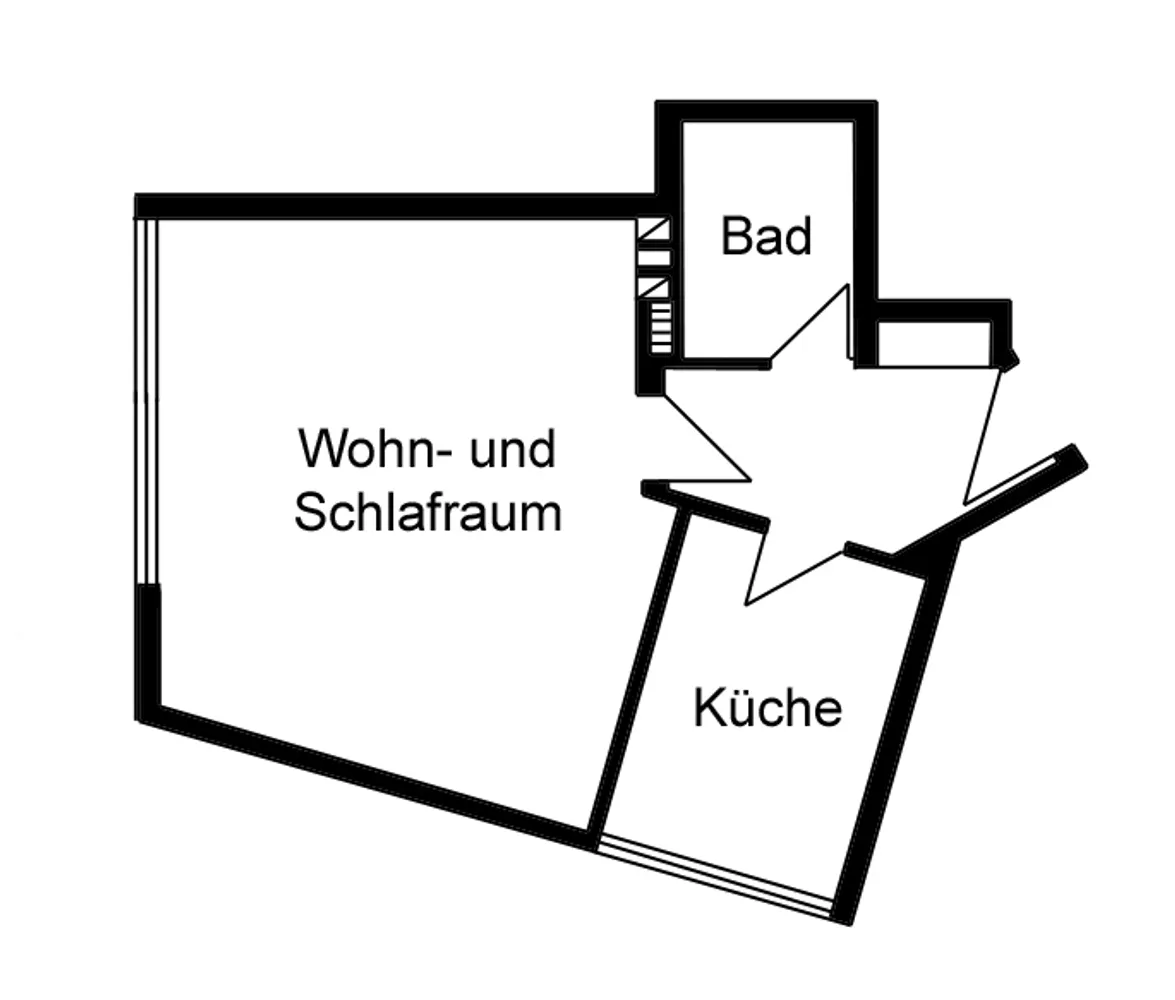1 Zimmer Wohnung mit 42 m² in Essen – Bild 9