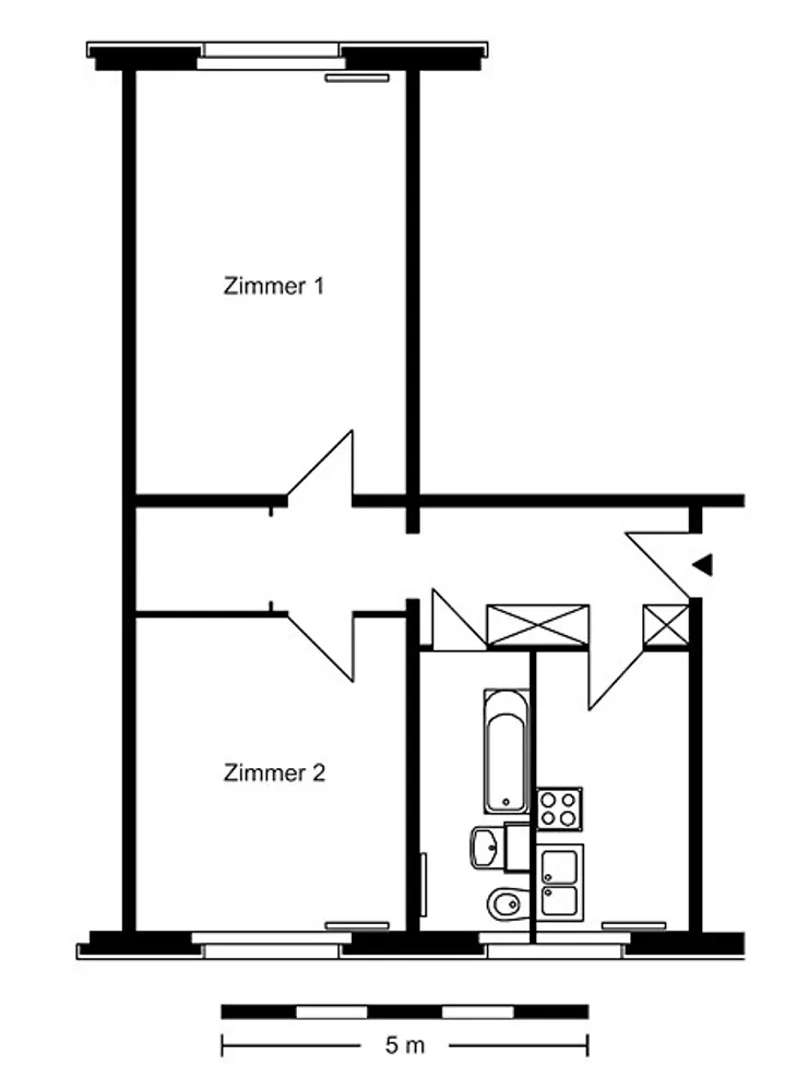 2 Zimmer Wohnung mit 55 m² in Berlin – Bild 3