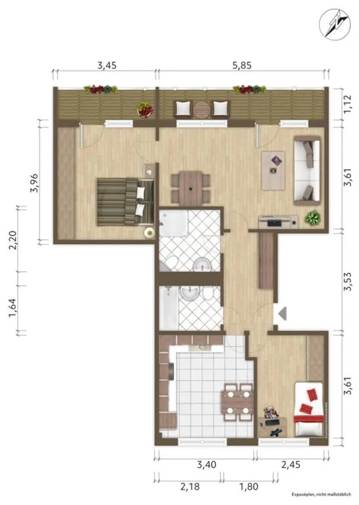 3 Zimmer Wohnung mit 74 m² in Hoyerswerda – Bild 3