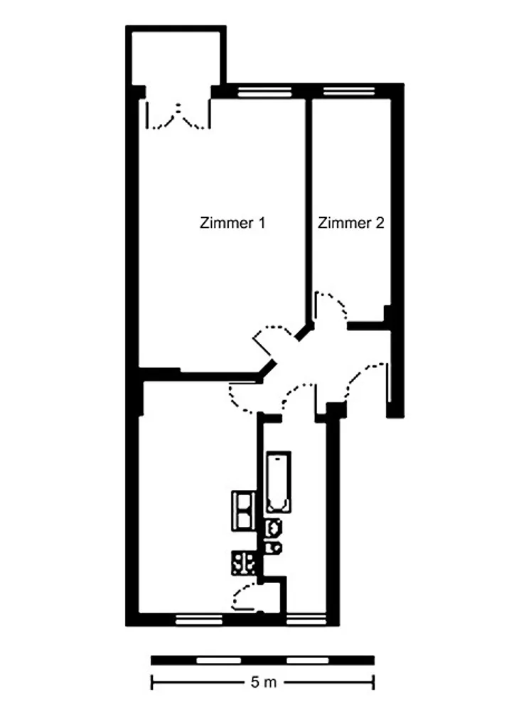 2 room apartment with 54 m² in Berlin – Photo 3