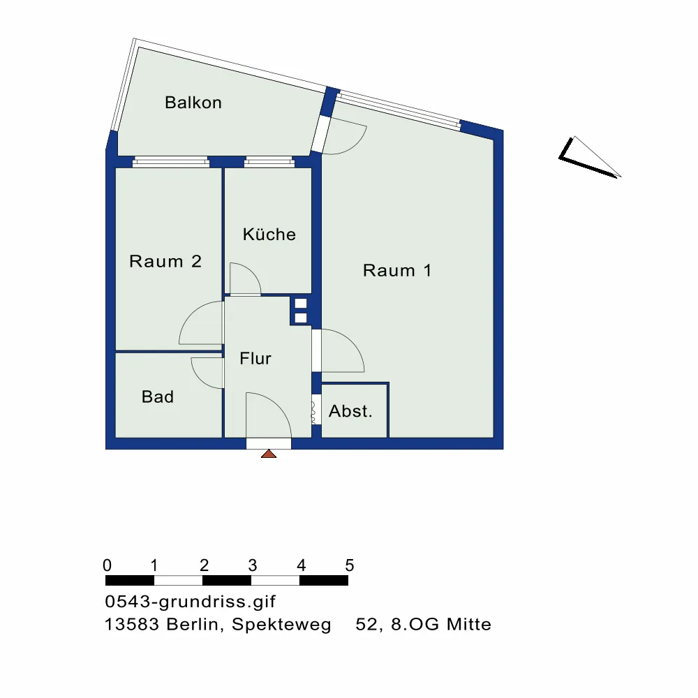 2 Zimmer Wohnung mit 48 m² in Berlin – Bild 8