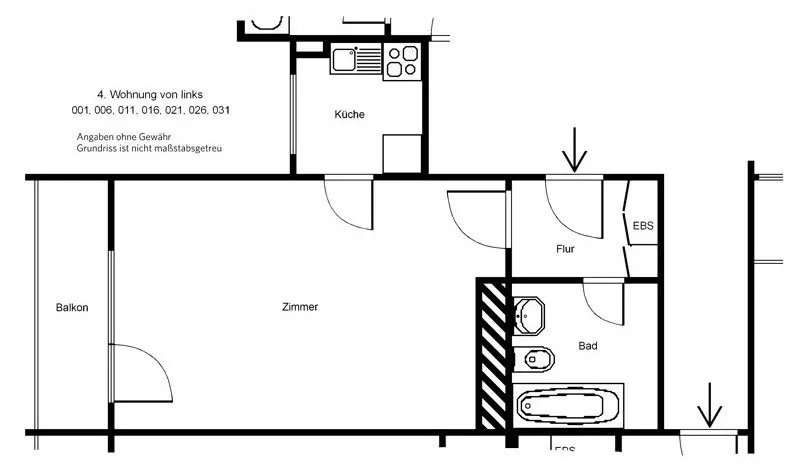 Studio with 28 m² in Frankfurt am Main – Photo 3