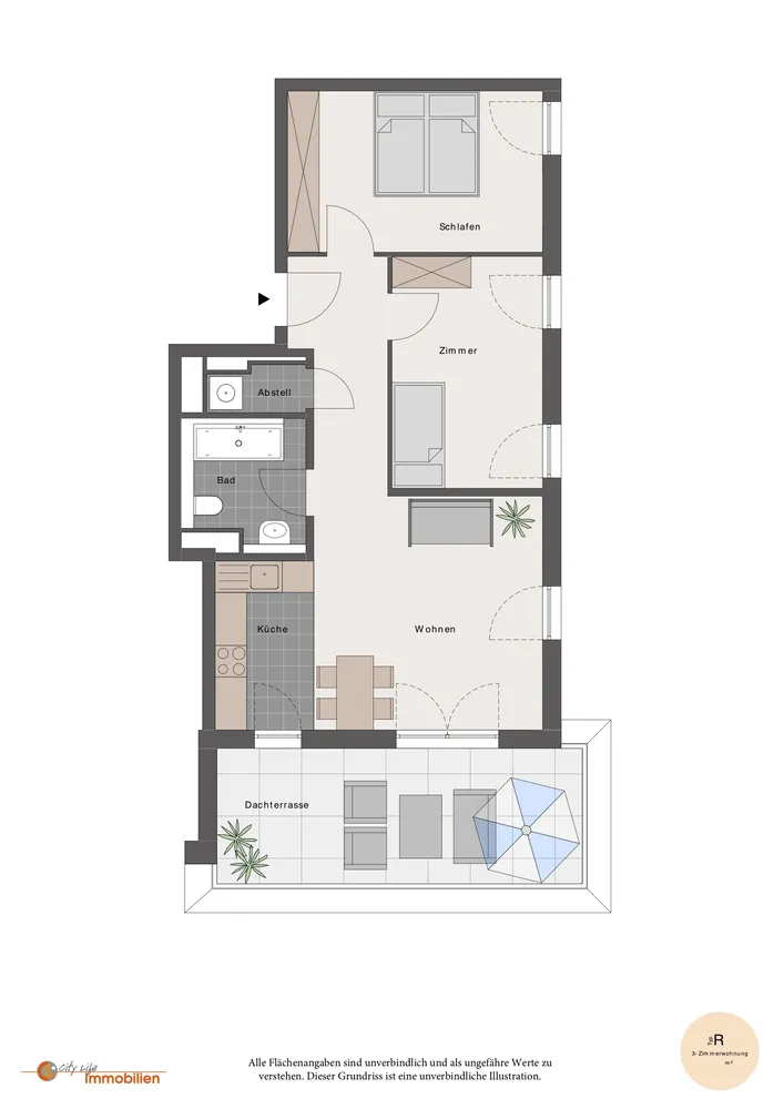 3 room apartment with 71 m² in Dietzenbach – Photo 1