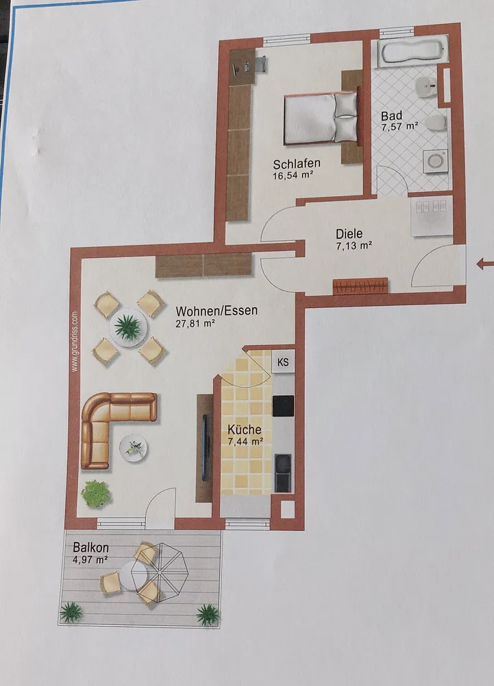 2 room apartment with 73 m² in Weilheim in Oberbayern – Photo 1