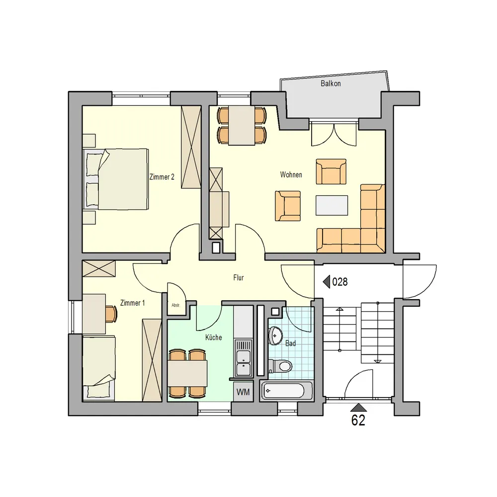3 Zimmer Wohnung mit 67 m² in Stuttgart – Bild 4