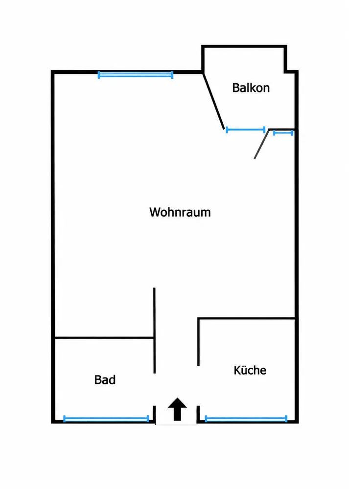 1 Zimmer Wohnung mit 38 m² in Düsseldorf – Bild 4
