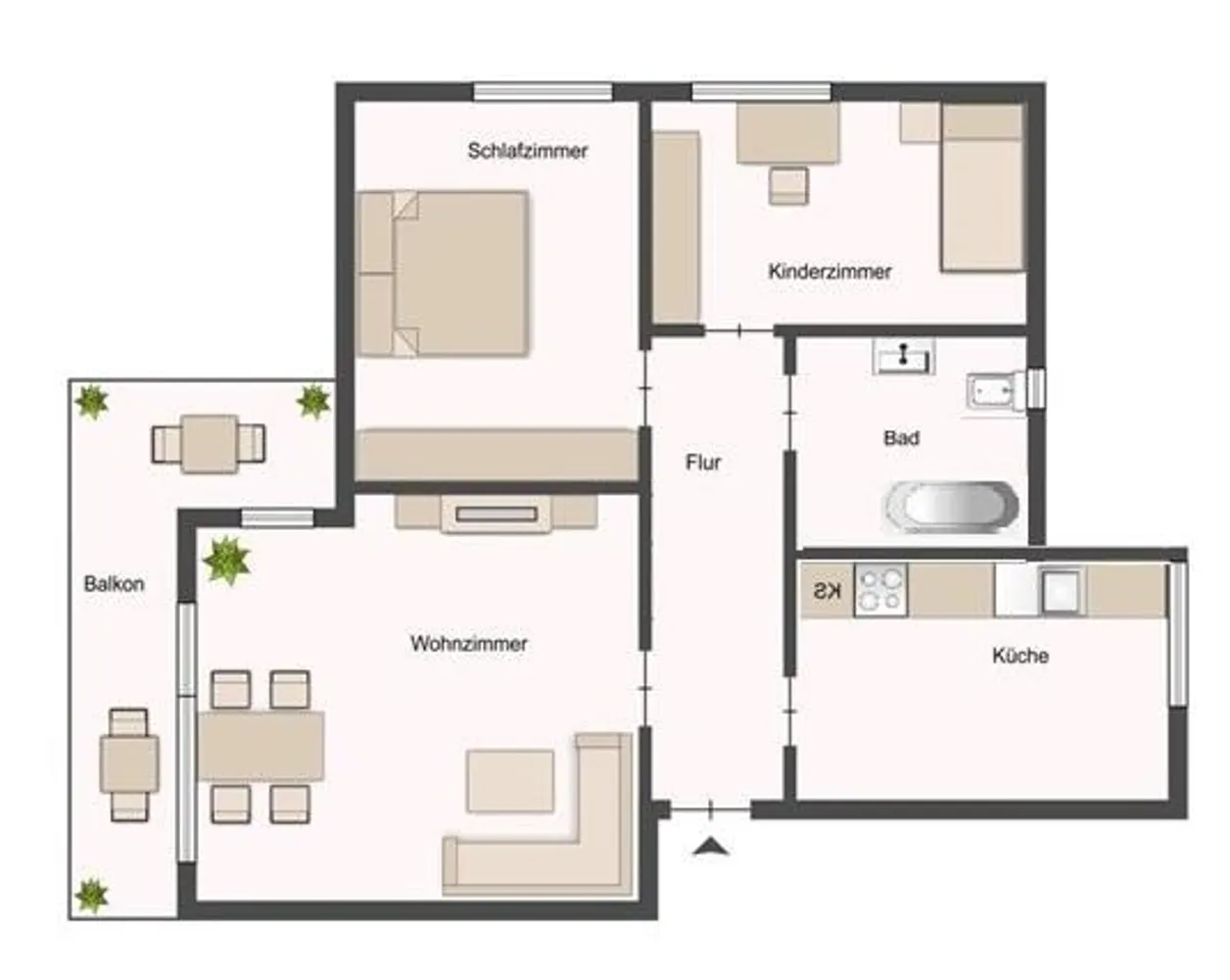 3 Zimmer Wohnung mit 78 m² in Hamburg – Bild 5