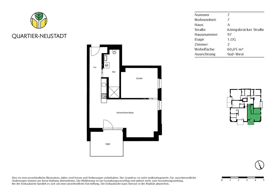 2 Zimmer Wohnung mit 60 m² in Dresden – Bild 10