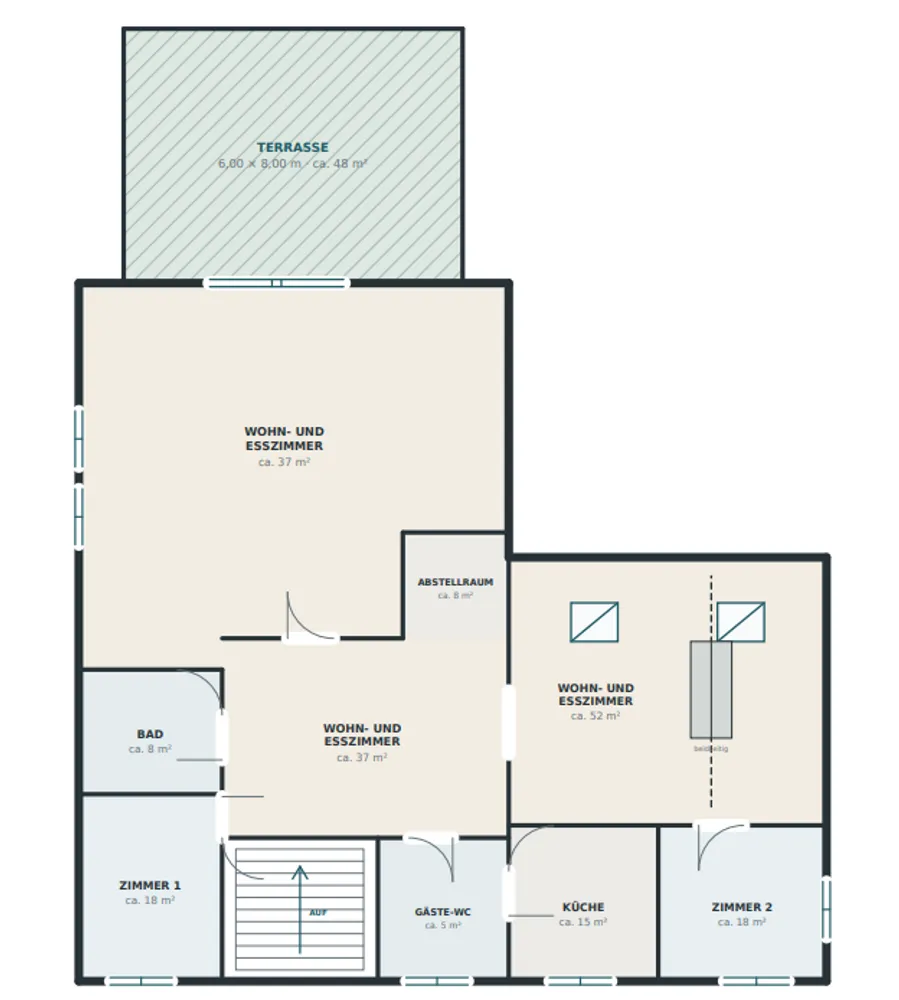 4 Zimmer Wohnung mit 190 m² in Viernheim – Bild 3
