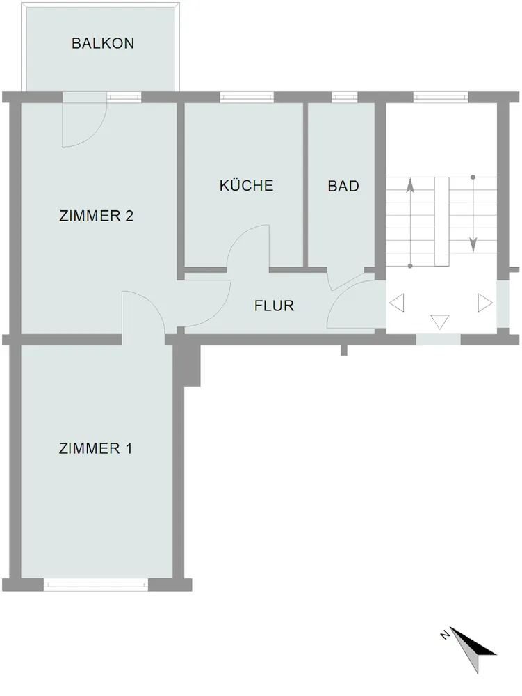 2 Zimmer Wohnung mit 45 m² in Bremen – Bild 2