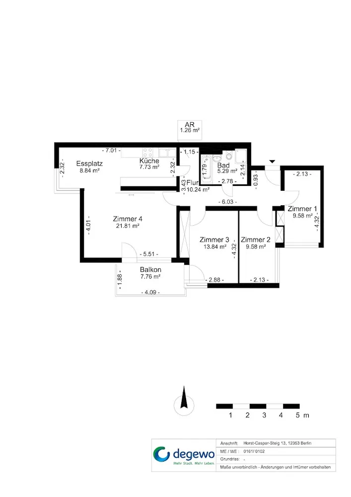 4 Zimmer Wohnung mit 91 m² in Berlin – Bild 4