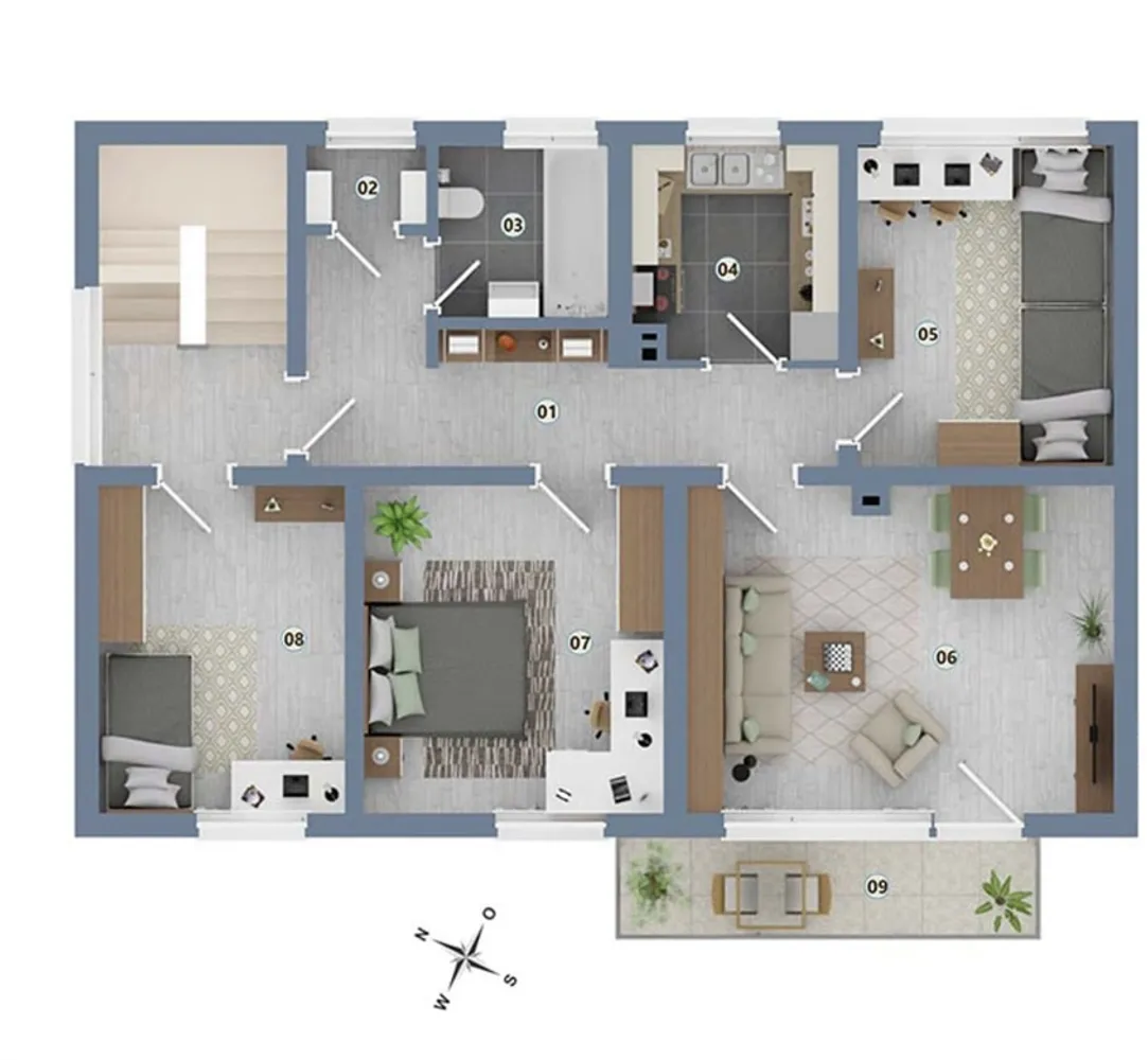 4 Zimmer Wohnung mit 98 m² in Gütersloh – Bild 3