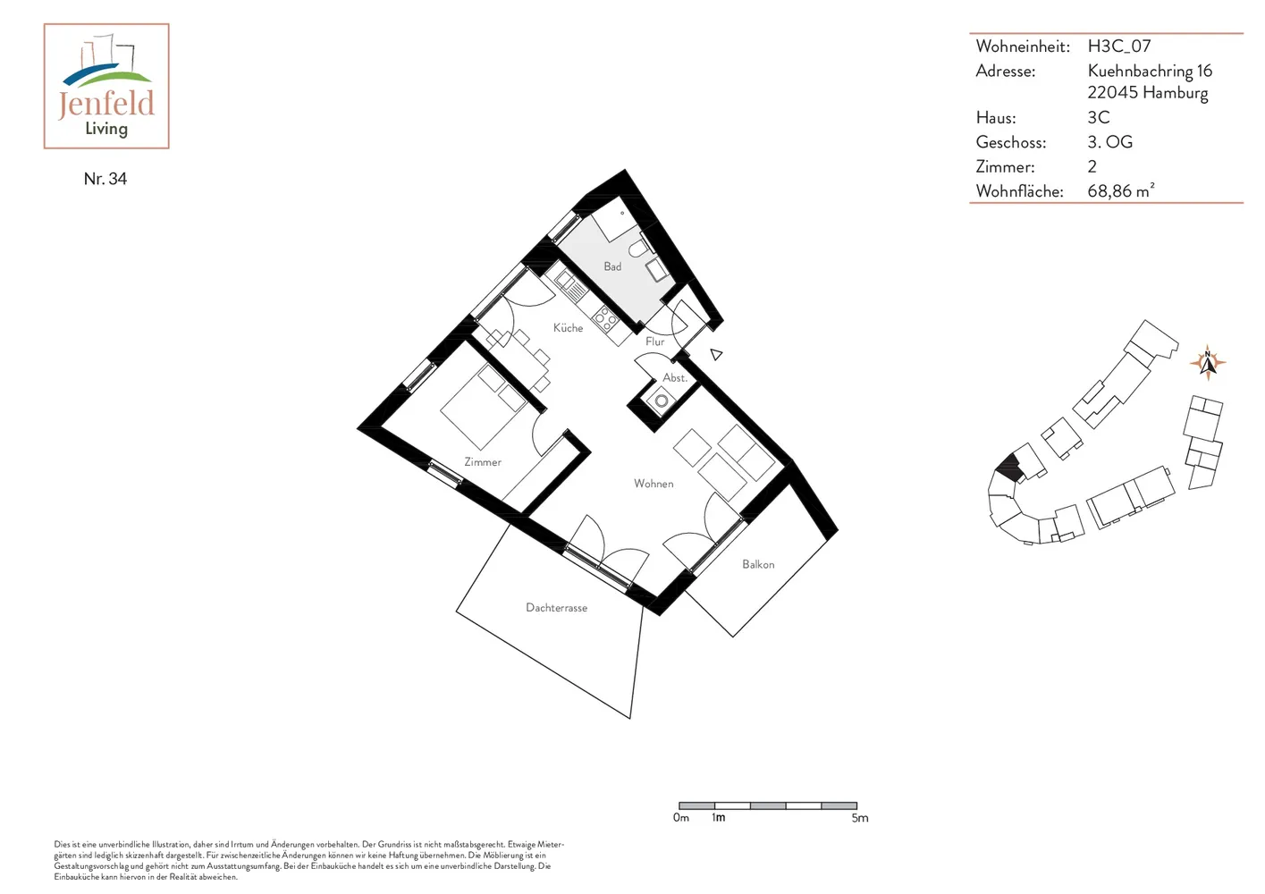 2 Zimmer Wohnung mit 69 m² in Hamburg – Bild 8