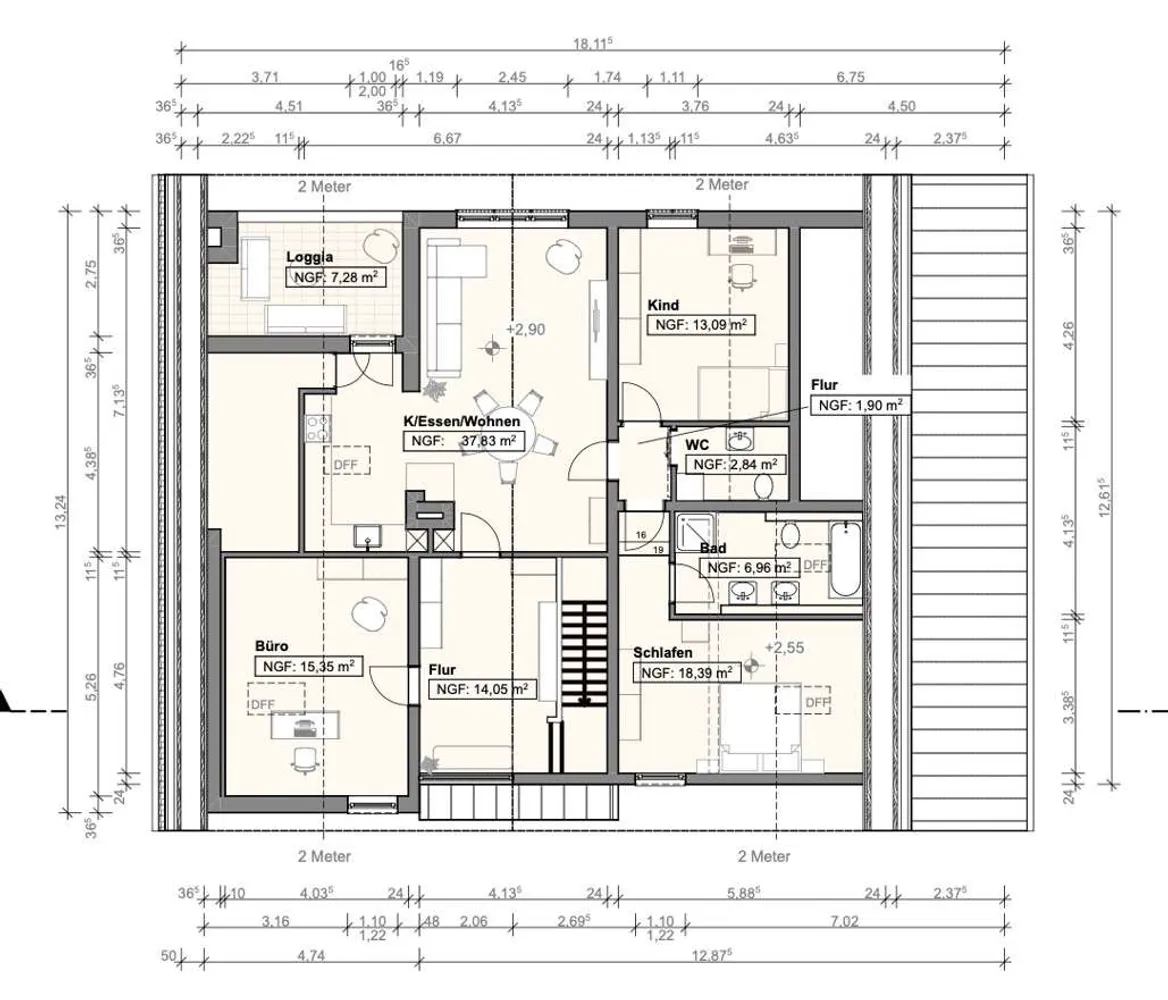 3 Zimmer Wohnung mit 125 m² in Landshut – Bild 11