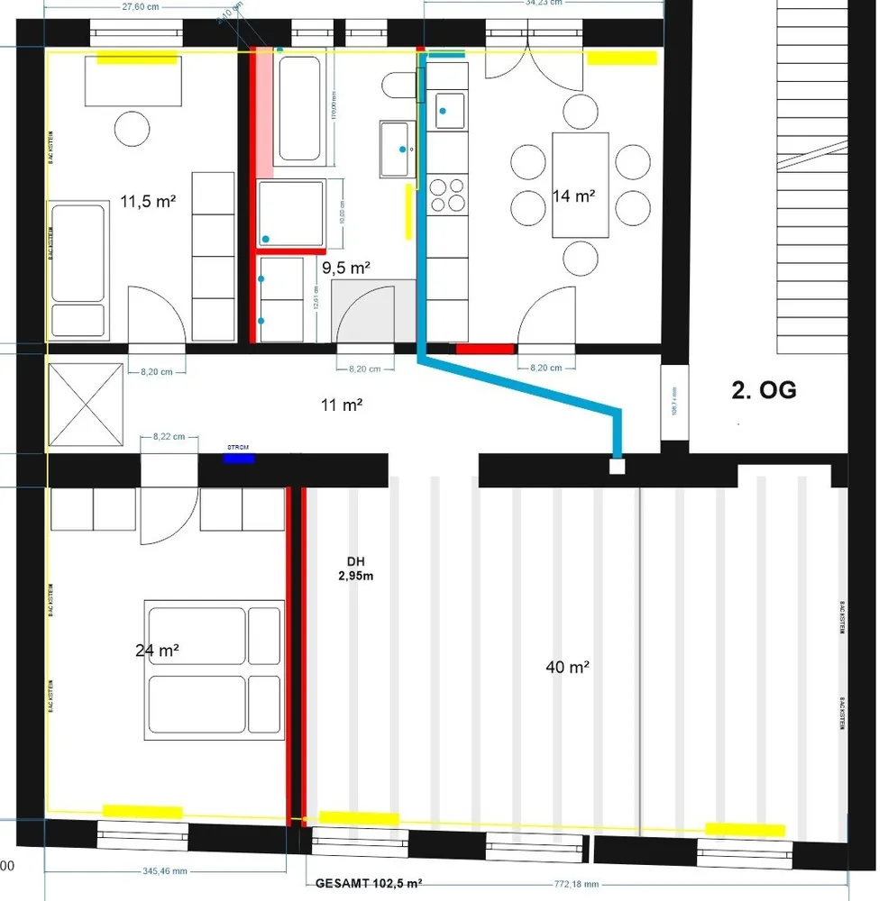 3 room apartment with 103 m² in Düsseldorf – Photo 1