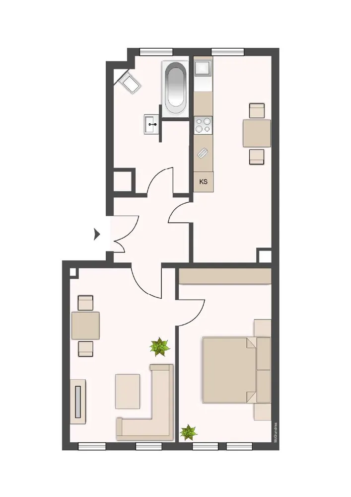 2 Zimmer Wohnung mit 53 m² in Leipzig – Bild 10