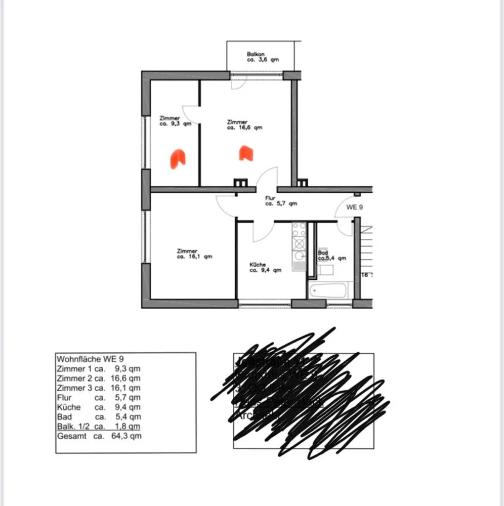 3 Zimmer Wohnung mit 64 m² in Kiel – Bild 9