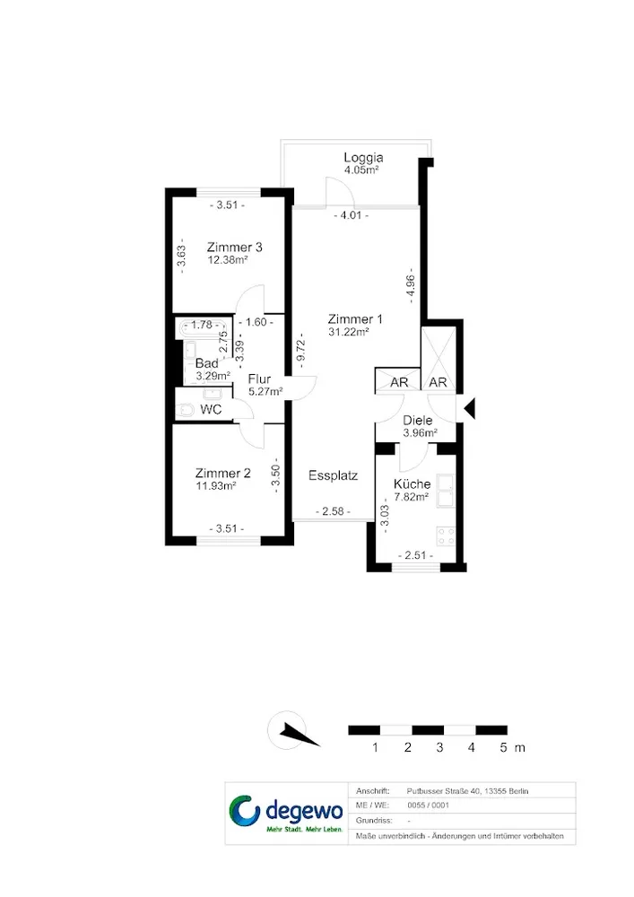 3 room apartment with 85 m² in Berlin – Photo 4