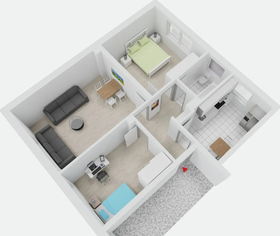3 Zimmer Wohnung mit 65 m² in Essen – Bild 3