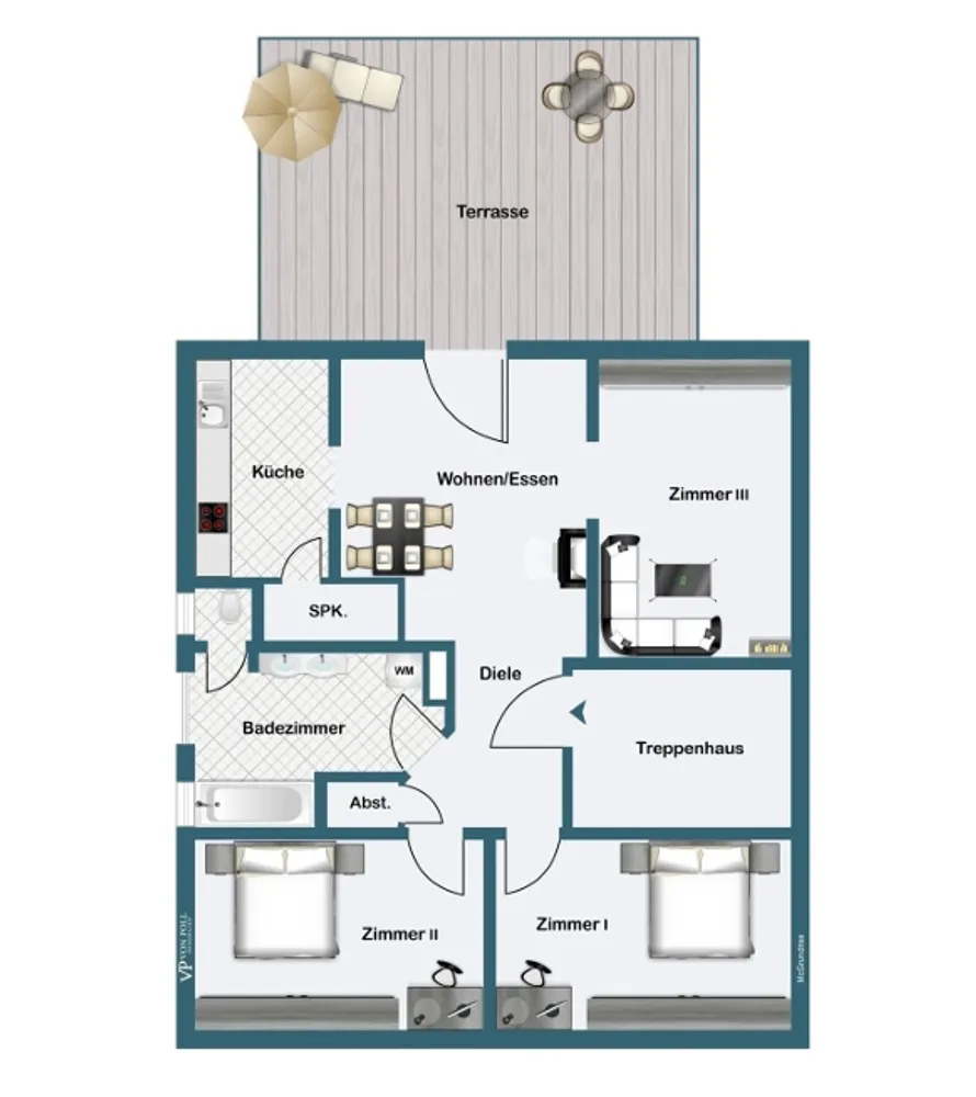 4 Zimmer Wohnung mit 99 m² in Frankfurt am Main – Bild 12