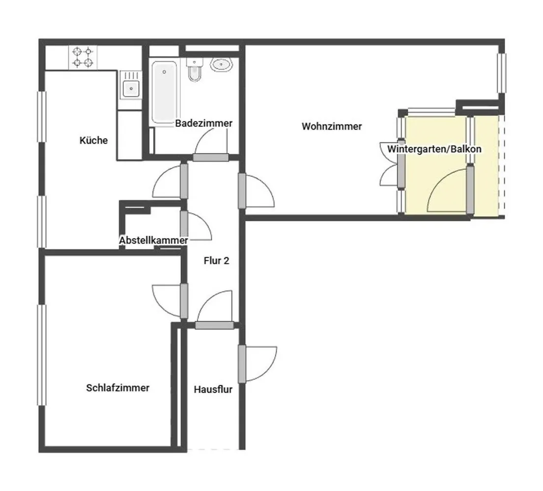 2 Zimmer Wohnung mit 60 m² in Berlin – Bild 8