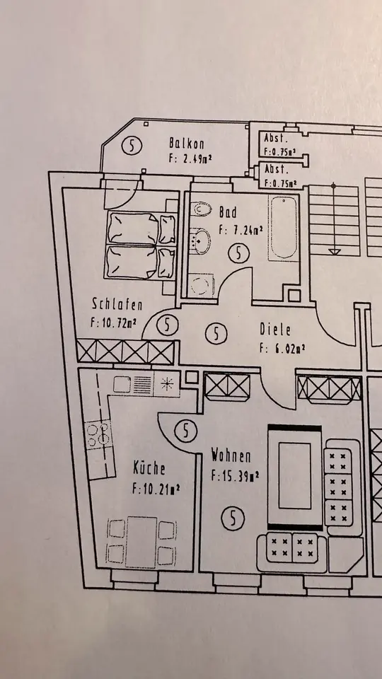 2 Zimmer Wohnung mit 54 m² in Altenburg – Bild 5