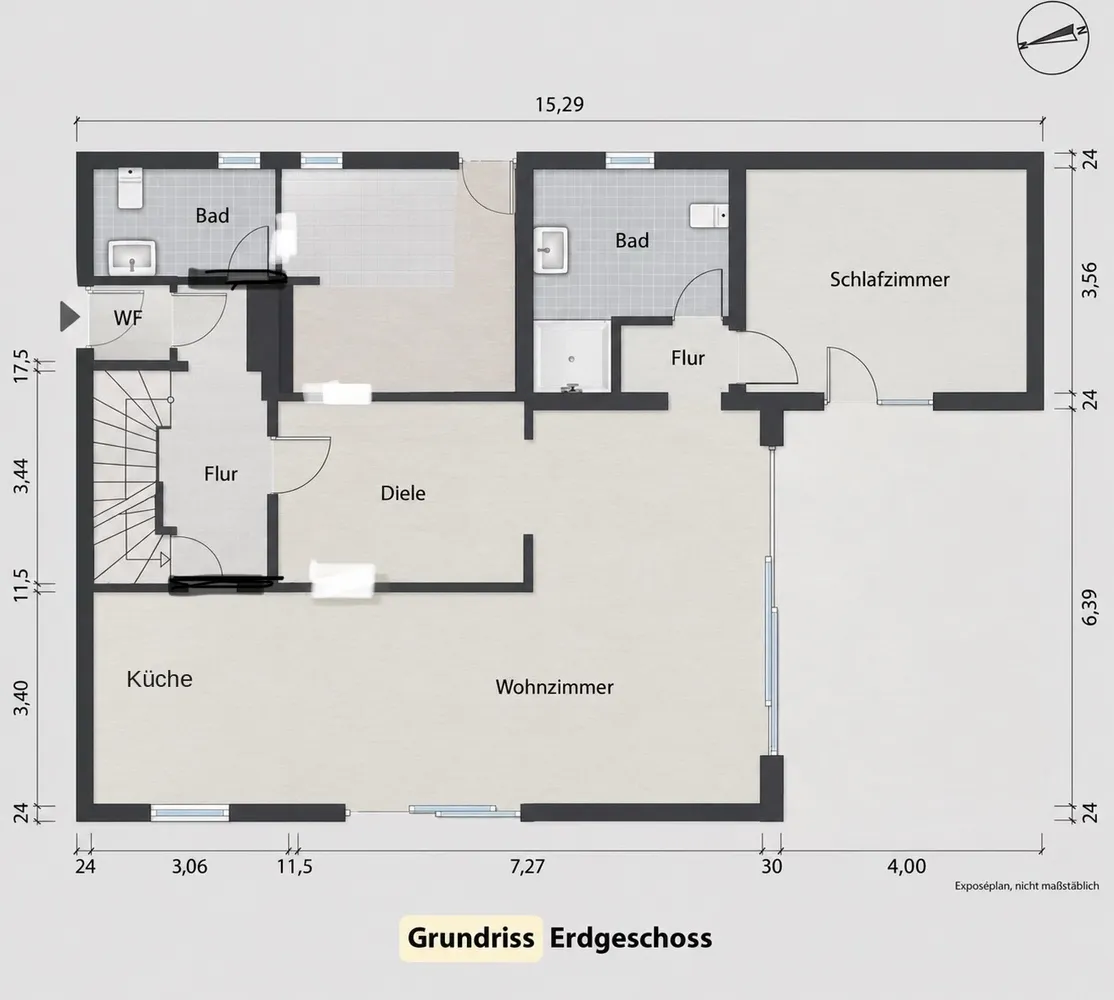 4 Zimmer Wohnung mit 116 m² in Weinheim – Bild 5