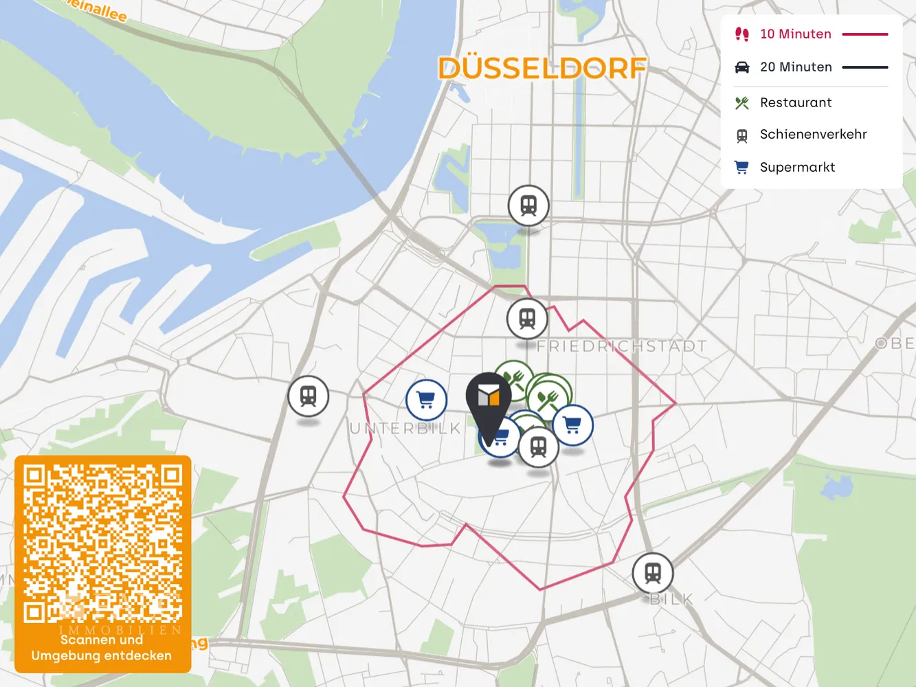 2 Zimmer Wohnung mit 124 m² in Düsseldorf – Bild 8