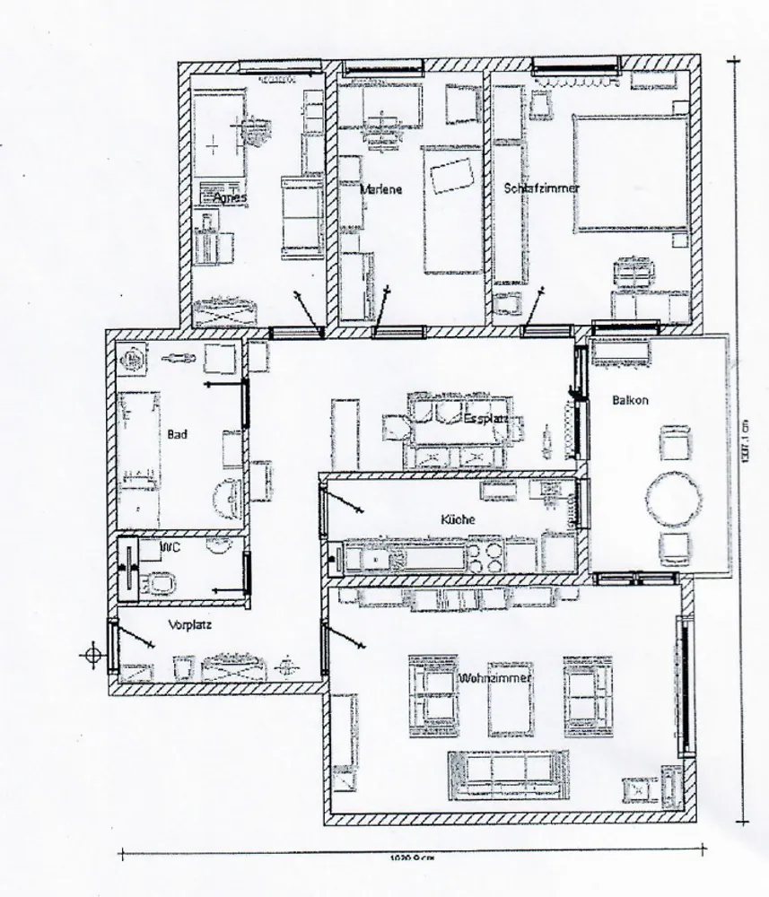 5 Zimmer Wohnung mit 103 m² in Waiblingen – Bild 1