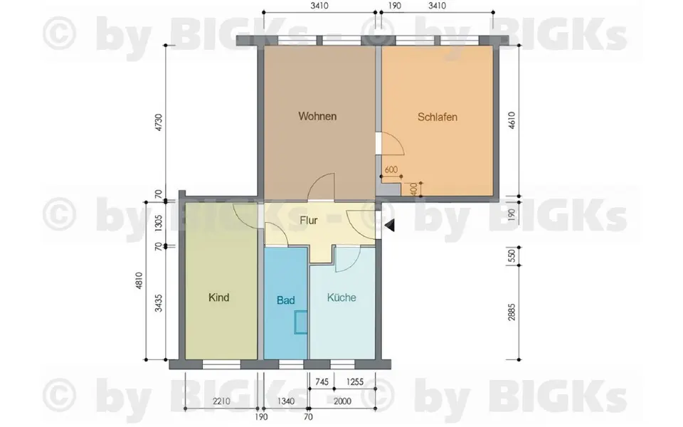3 Zimmer Wohnung mit 61 m² in Suhl – Bild 5