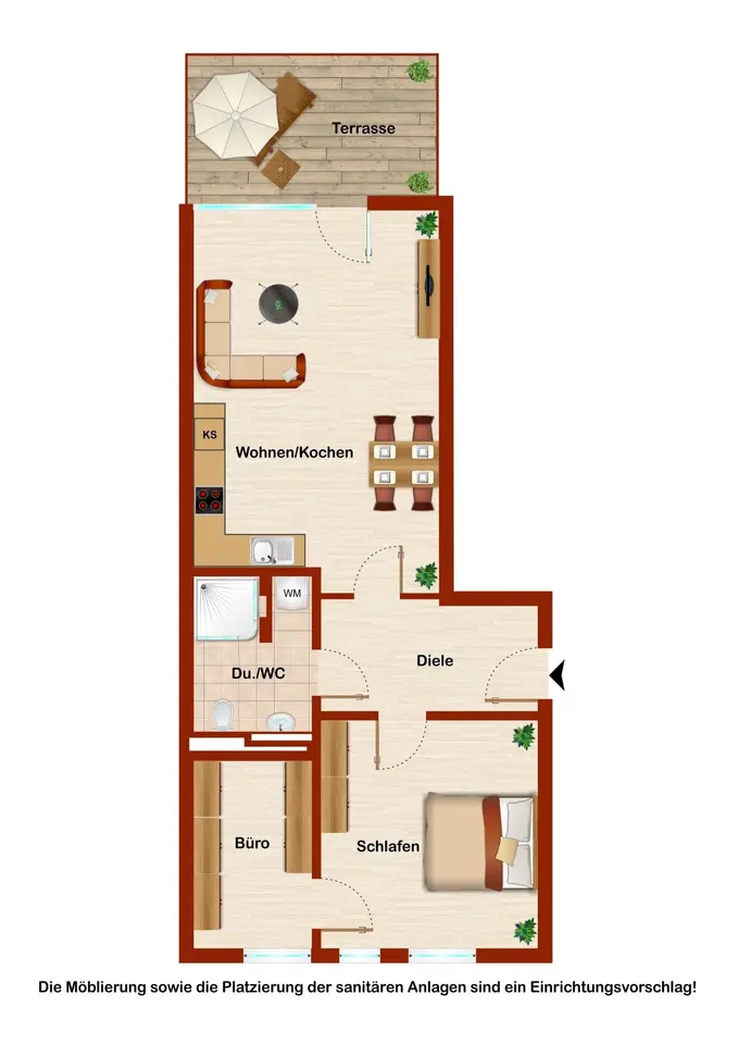 3 Zimmer Wohnung mit 74 m² in Euskirchen – Bild 4