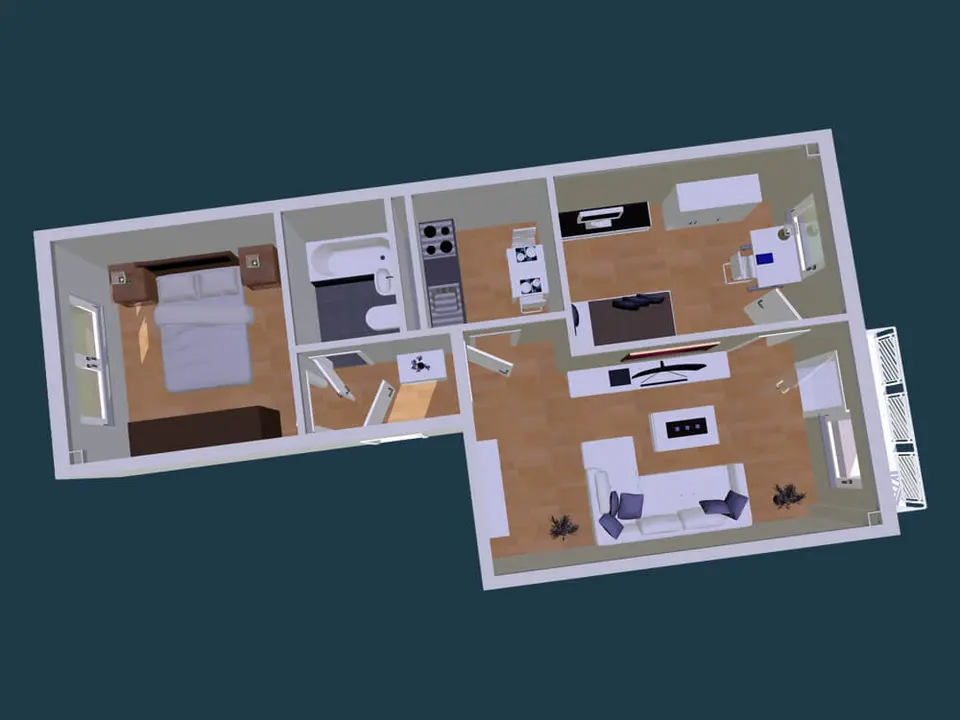 3 Zimmer Wohnung mit 55 m² in Zwickau – Bild 9