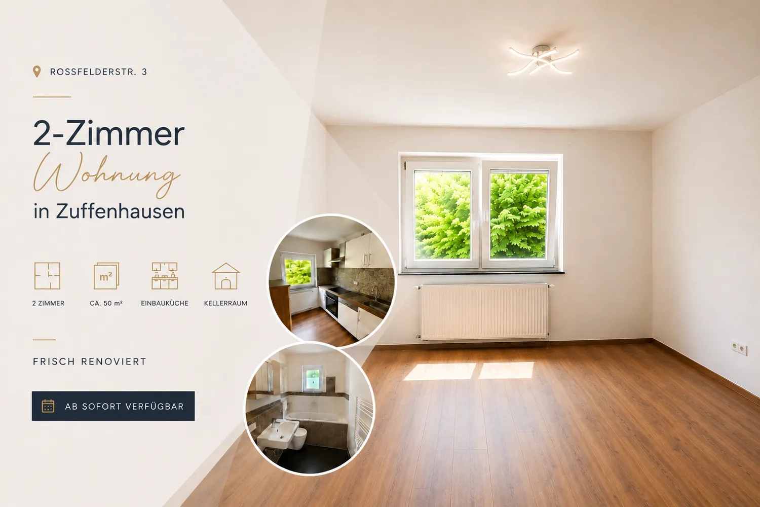 2 Zimmer Wohnung mit 50 m² in Stuttgart – Bild 1