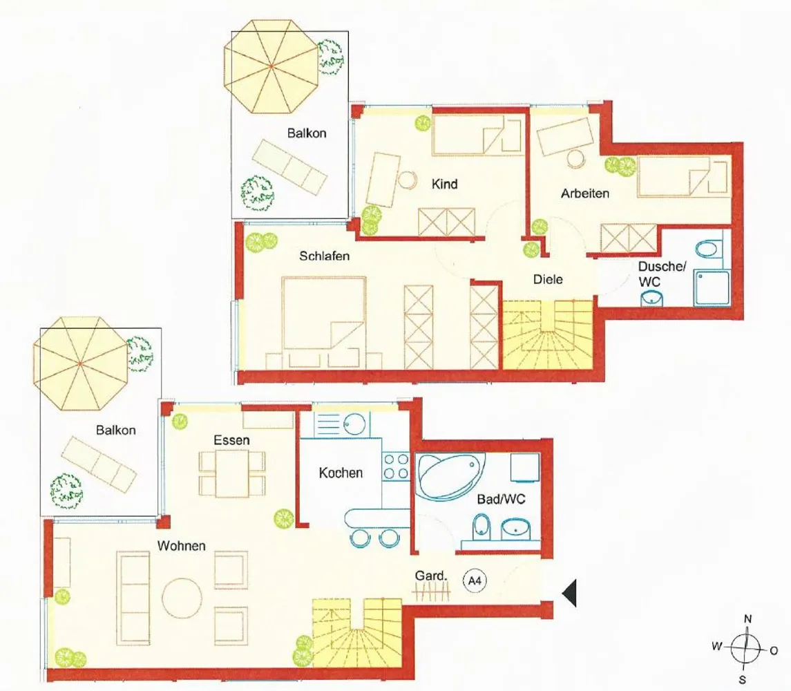 5 Zimmer Wohnung mit 95 m² in Böblingen – Bild 1