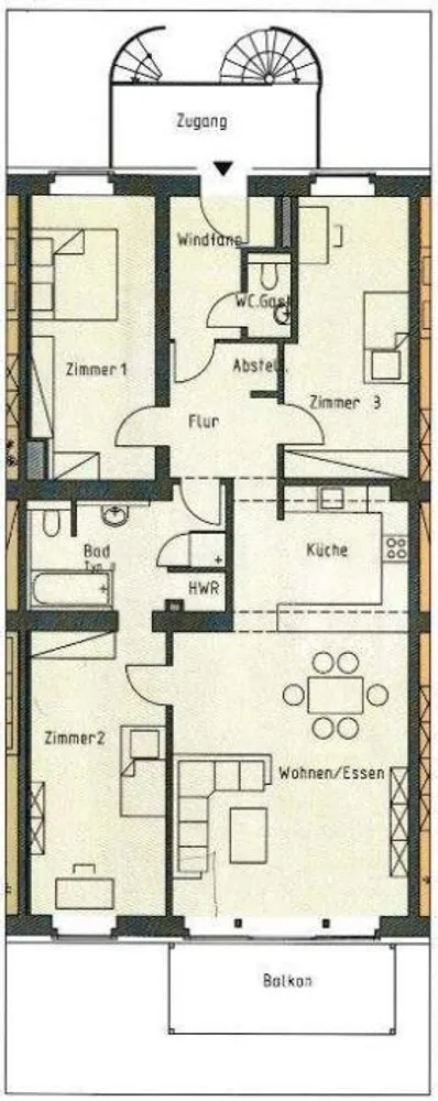 4 Zimmer Wohnung mit 130 m² in Frankfurt am Main – Bild 1