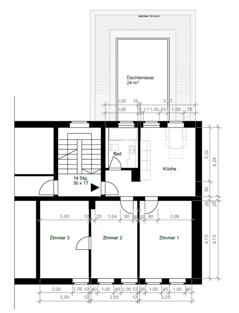 3 Zimmer Wohnung mit 65 m² in Darmstadt – Bild 2