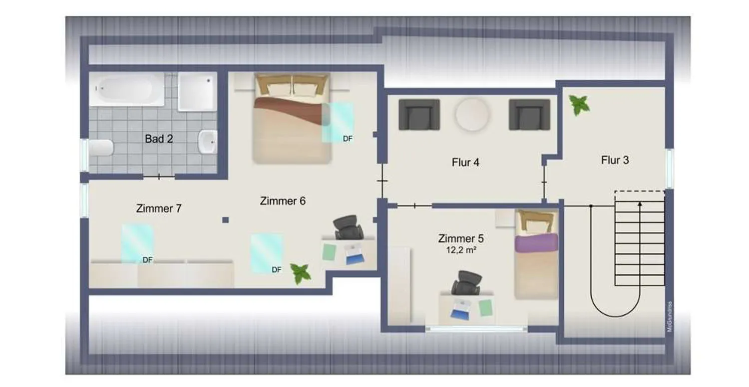 6 Zimmer Haus mit 190 m² in Karlsruhe – Bild 3