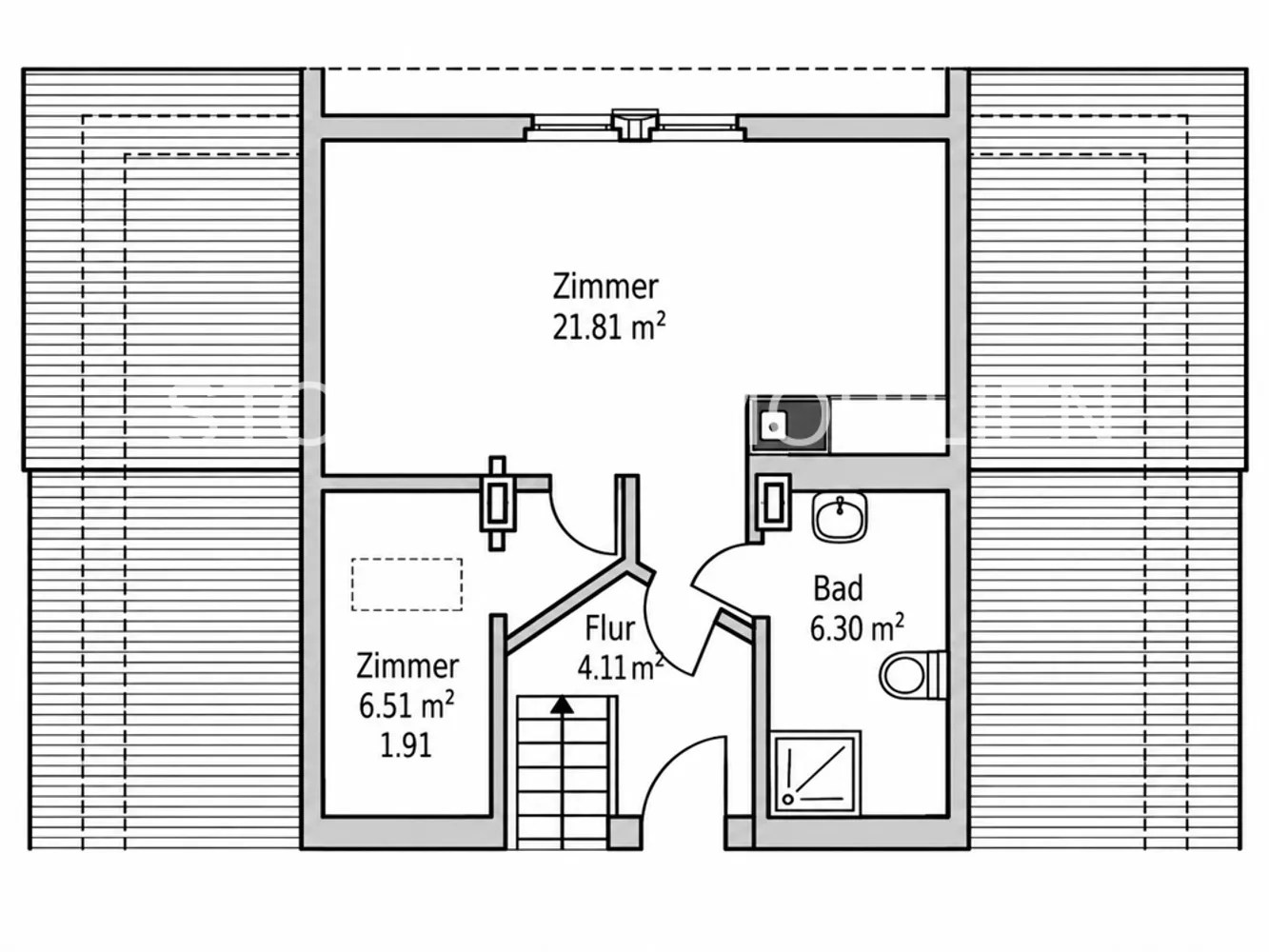 2 Zimmer Wohnung mit 34 m² in Bielefeld – Bild 4