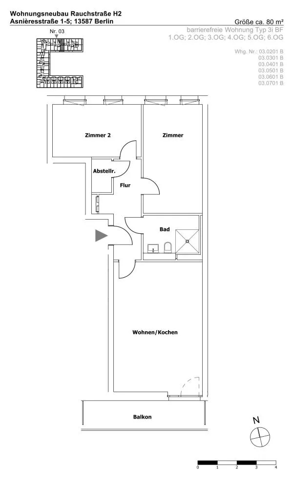 3 Zimmer Wohnung mit 80 m² in Berlin – Bild 11