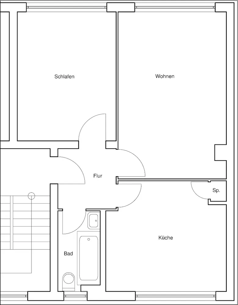 2 Zimmer Wohnung mit 53 m² in Braunschweig – Bild 3