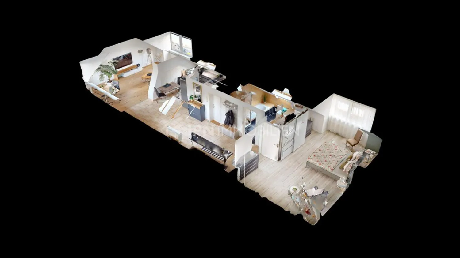 2 Zimmer Wohnung mit 105 m² in Rostock – Bild 3
