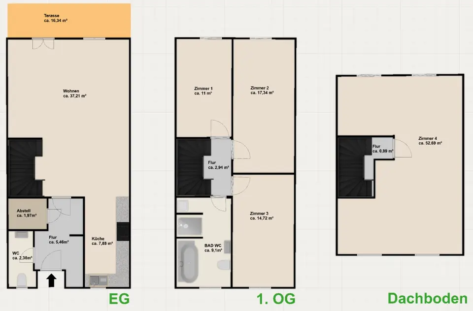 5 Zimmer Haus mit 156 m² in Berlin – Bild 4