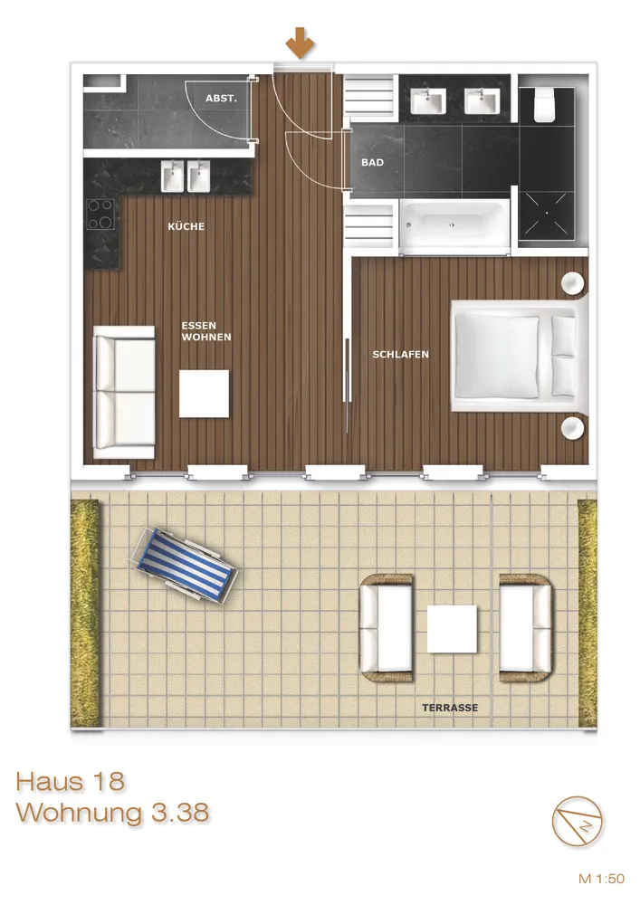 2 Zimmer Wohnung mit 48 m² in Berlin – Bild 4