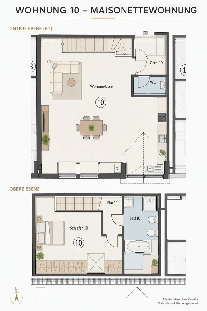 2 Zimmer Wohnung mit 65 m² in Wurzen – Bild 4