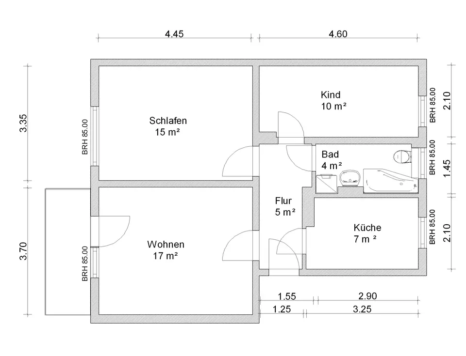 3 Zimmer Wohnung mit 60 m² in Zwickau – Bild 5