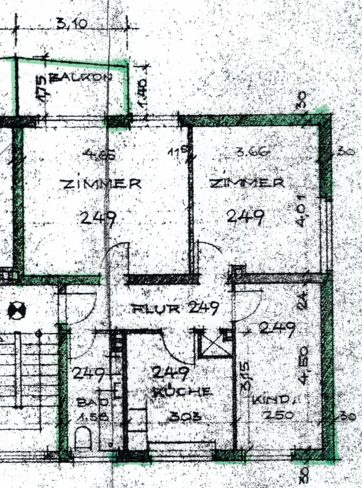 3 Zimmer Wohnung mit 65 m² in Wuppertal – Bild 2